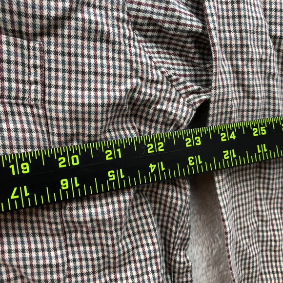 Equipment Mens Shirt Size XL Long Sleeve Checkered Button Down Classic Brown - Picture 6 of 9